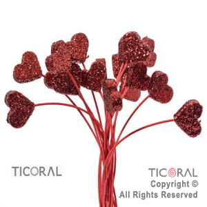 MICROFORMA CORAZON ROJO GIBRE TELGO x 18